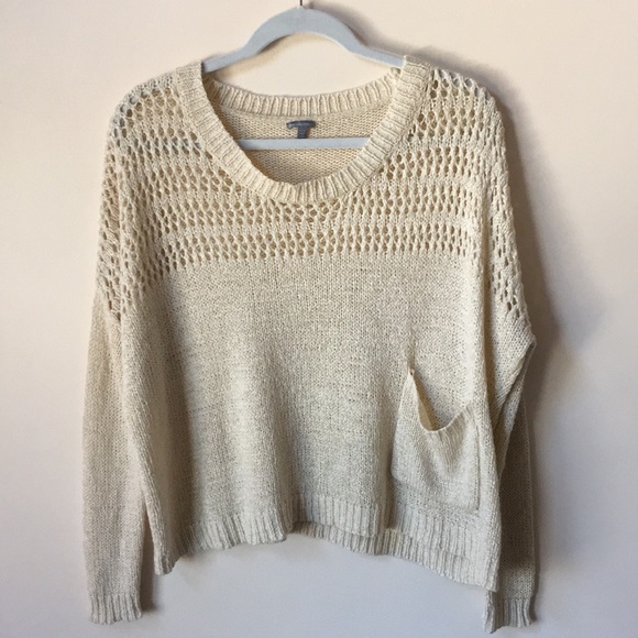 Cream Colored Pullover Sweater - Picture 2 of 5